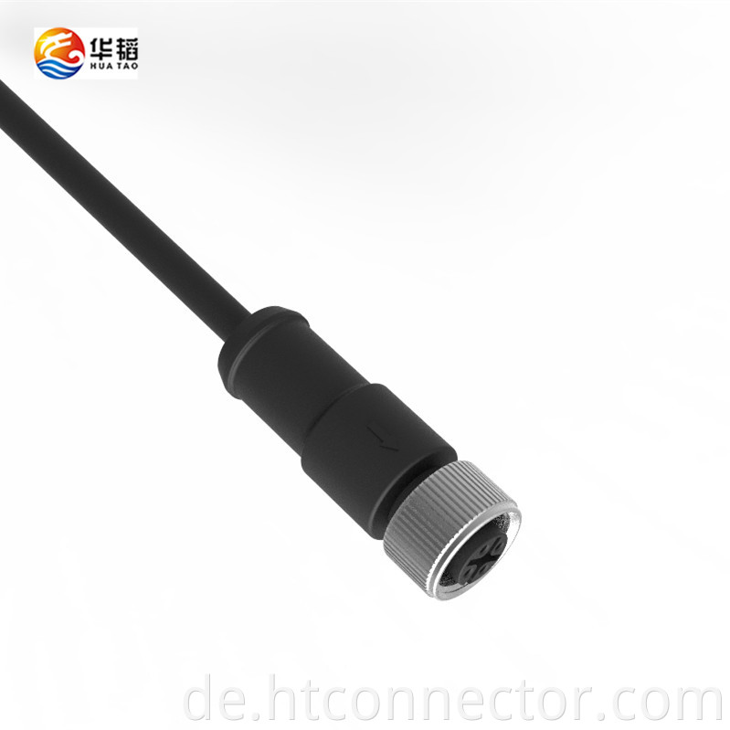 Metal nut waterproof connector